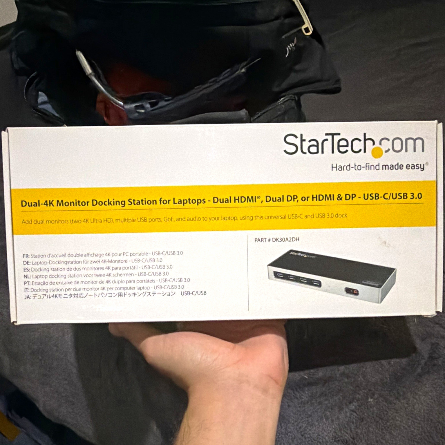 StarTech.com DK30A2DH Dual 4K Docking Station USB-C USB 3.0 HDMI DP