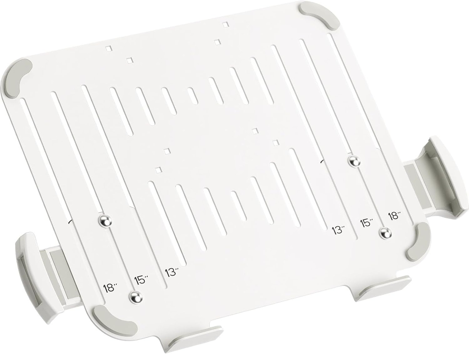 Adjustable 13 to 18 Inch Laptop VESA Mount Tray Compatible with 75x75 and