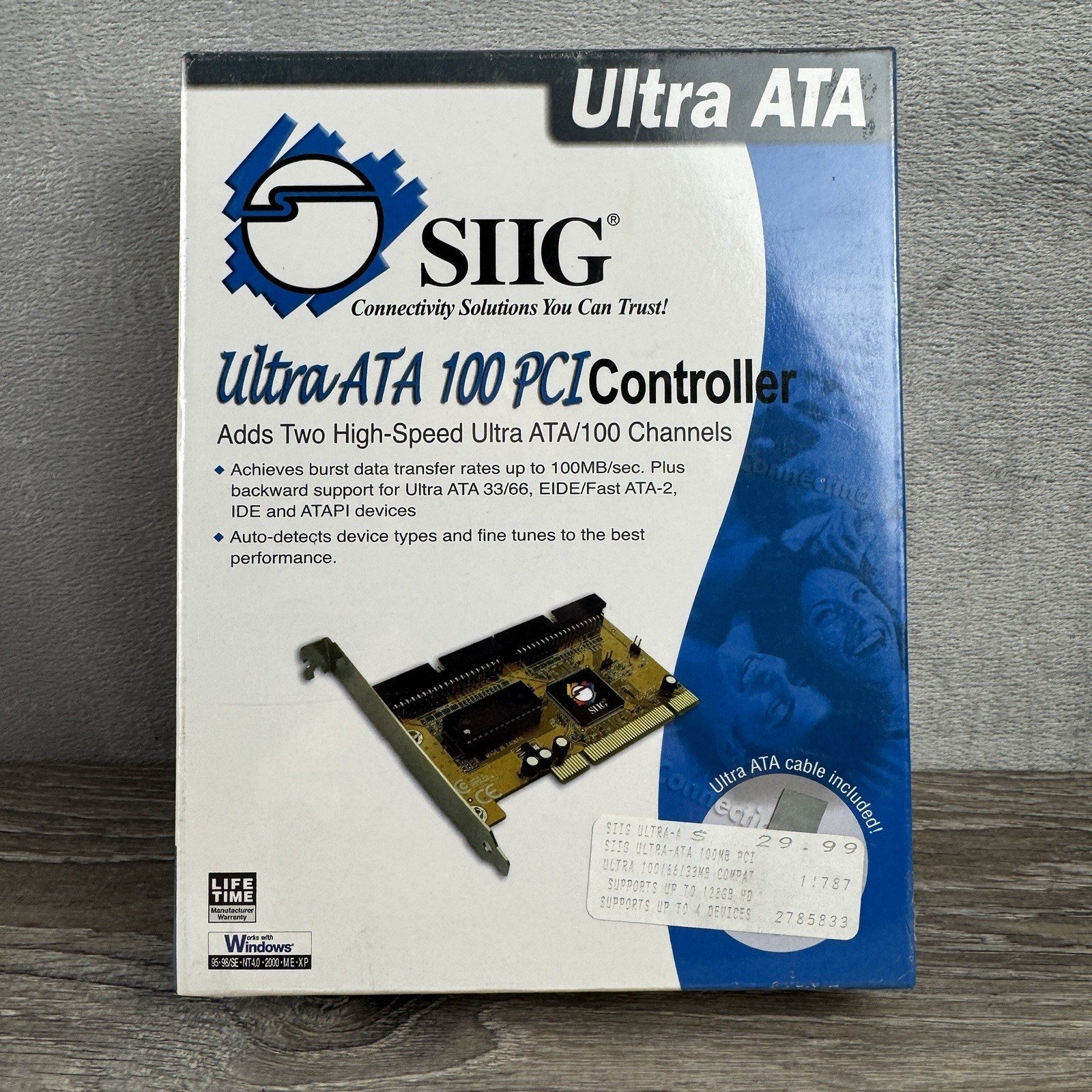 SIIG Ultra ATA/100/66/33 MB PCI High Speed Controller Model