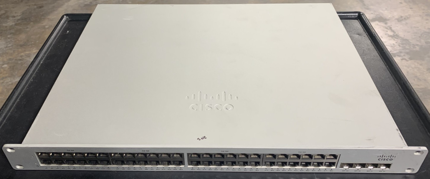 Cisco Meraki MS210-48FP-HW  48 Port  PoE+ Switch