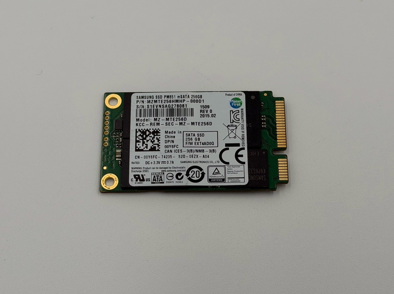 Samsung PM851 256GB mSATA Internal SSD MZ-MTE2560 MZMTE256HMHP-000D1 Tested 57%