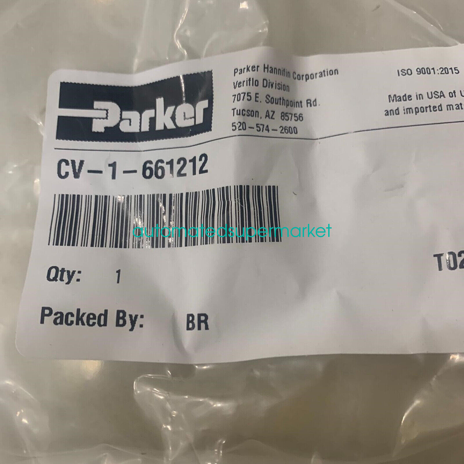 1Pcs New Parker PFA Check Valve CV-1-661212 Shipping by DHL/FedEX