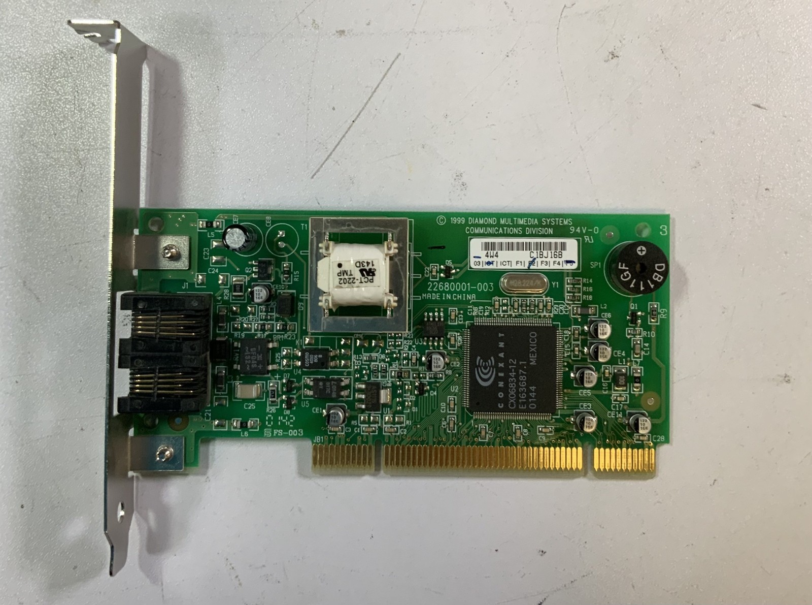 Diamond Multimedia 23680001-003 Dual-Port PCI Fax Modem Card "Q6A"