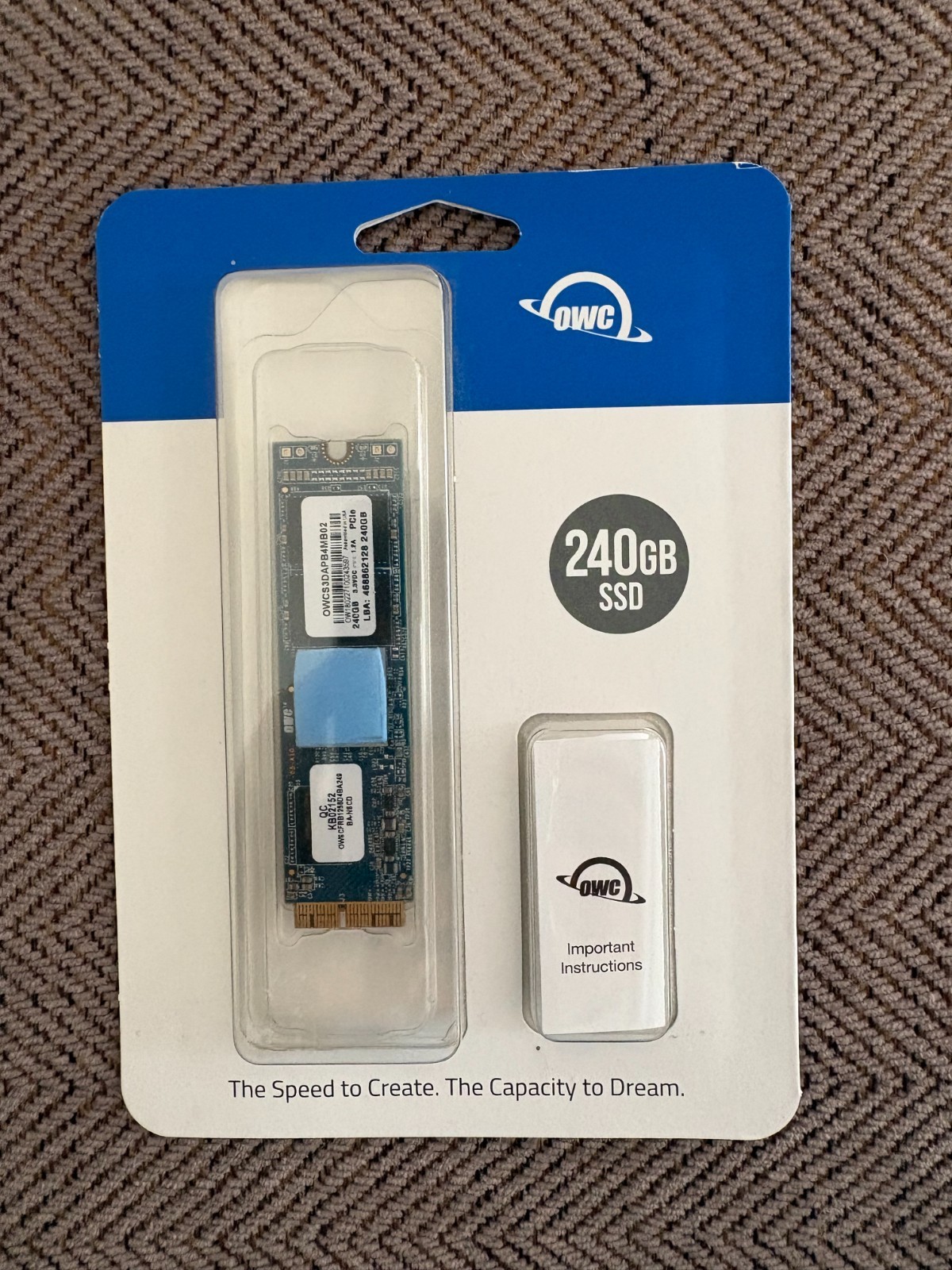 OWC OWCS3DAPB4MB02 240GB SSD PCIe