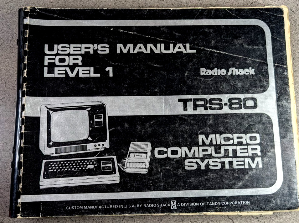 TRS-80 User's Manual for Level 1 - Radio Shack Micro Computer System 1978