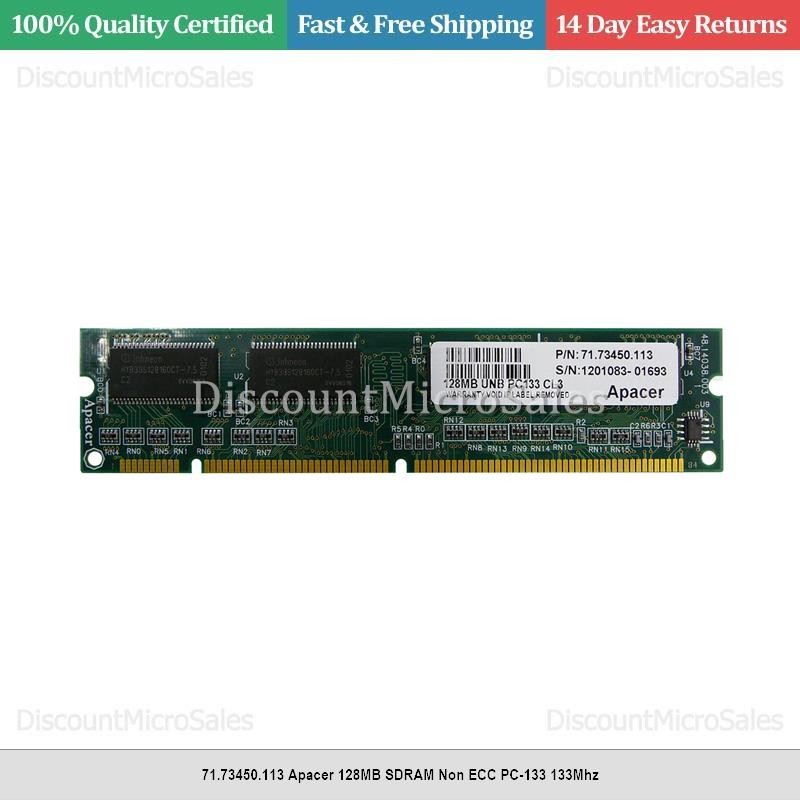 71.73450.113 Apacer 128MB SDRAM Non ECC PC-133 133Mhz