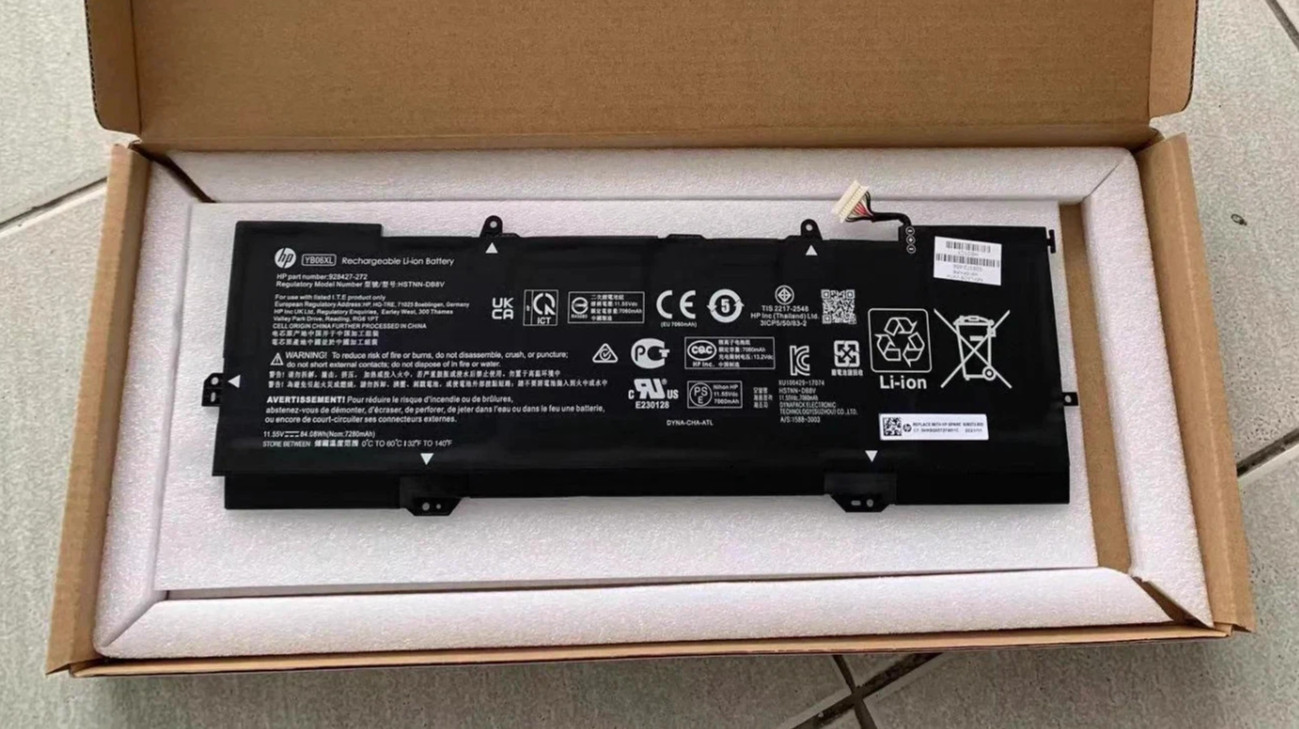 OEM Genuine 84.08WH YB06XL Battery For HP Spectre x360 15-CH 15T-CH 928372-855