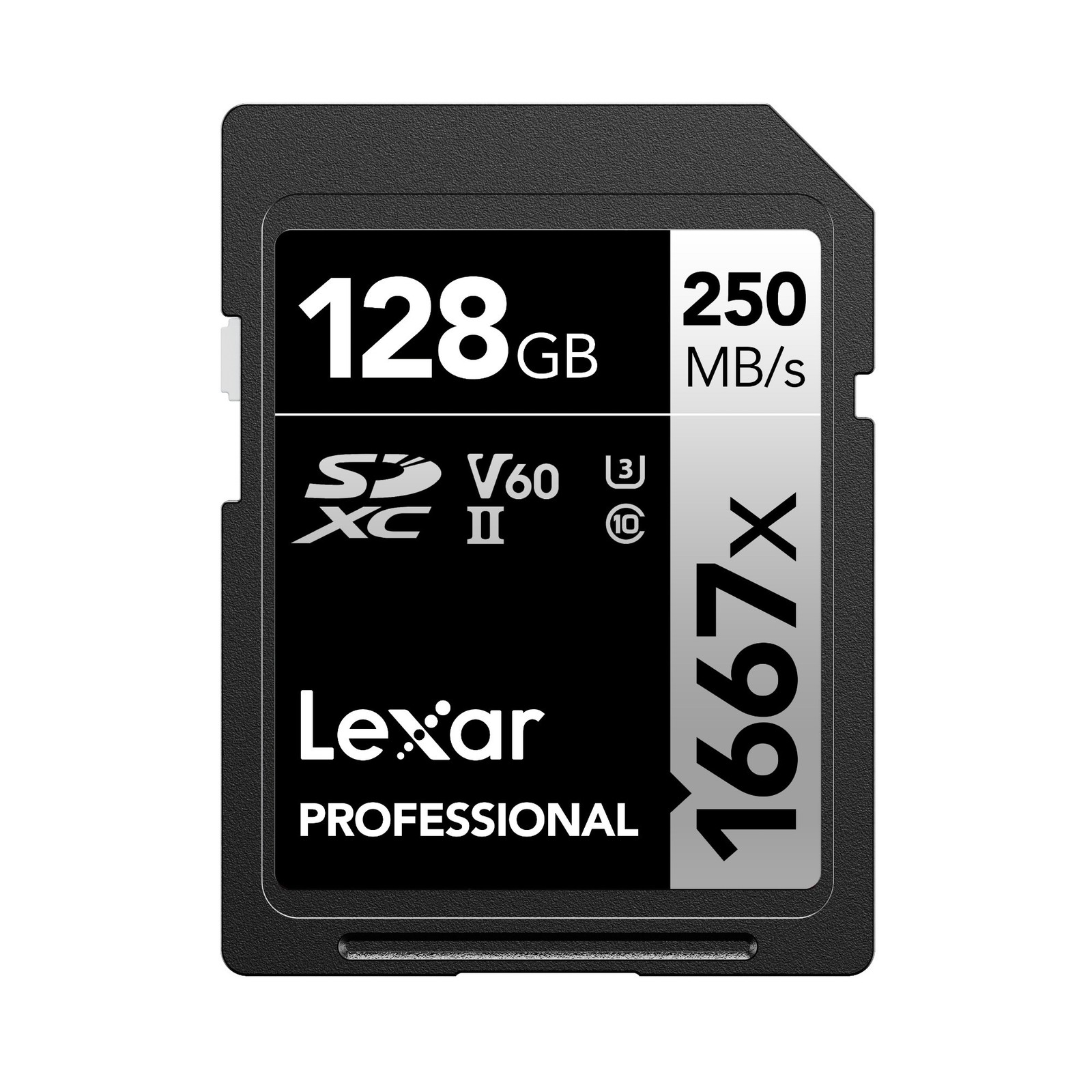 Lexar 128GB Professional 1667x UHS-II SDXC Memory Card