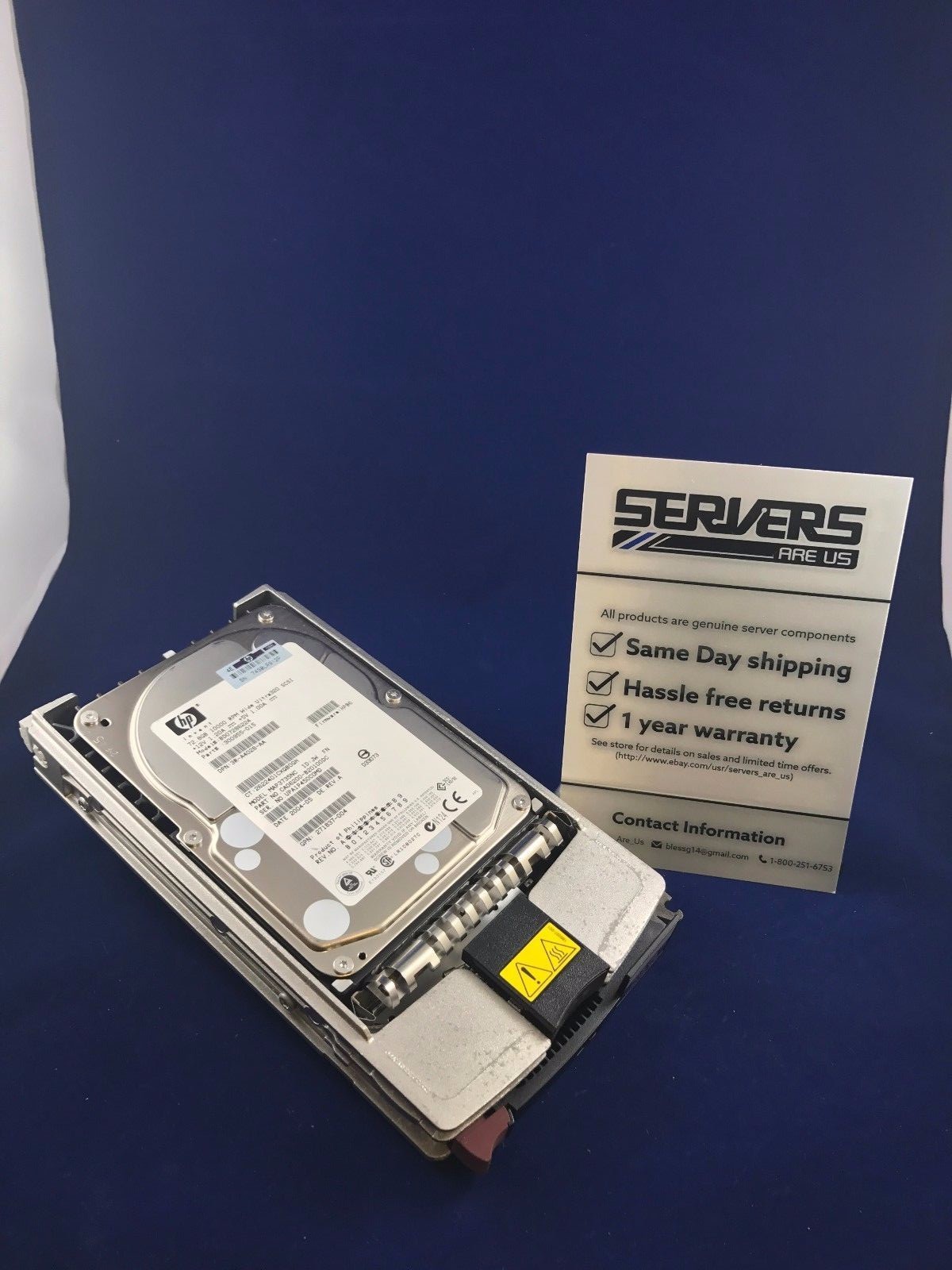 HP 72GB 3.5" Hard Drive 286714-B22 u320 internal 10000 rpm 404709-001 286712-005
