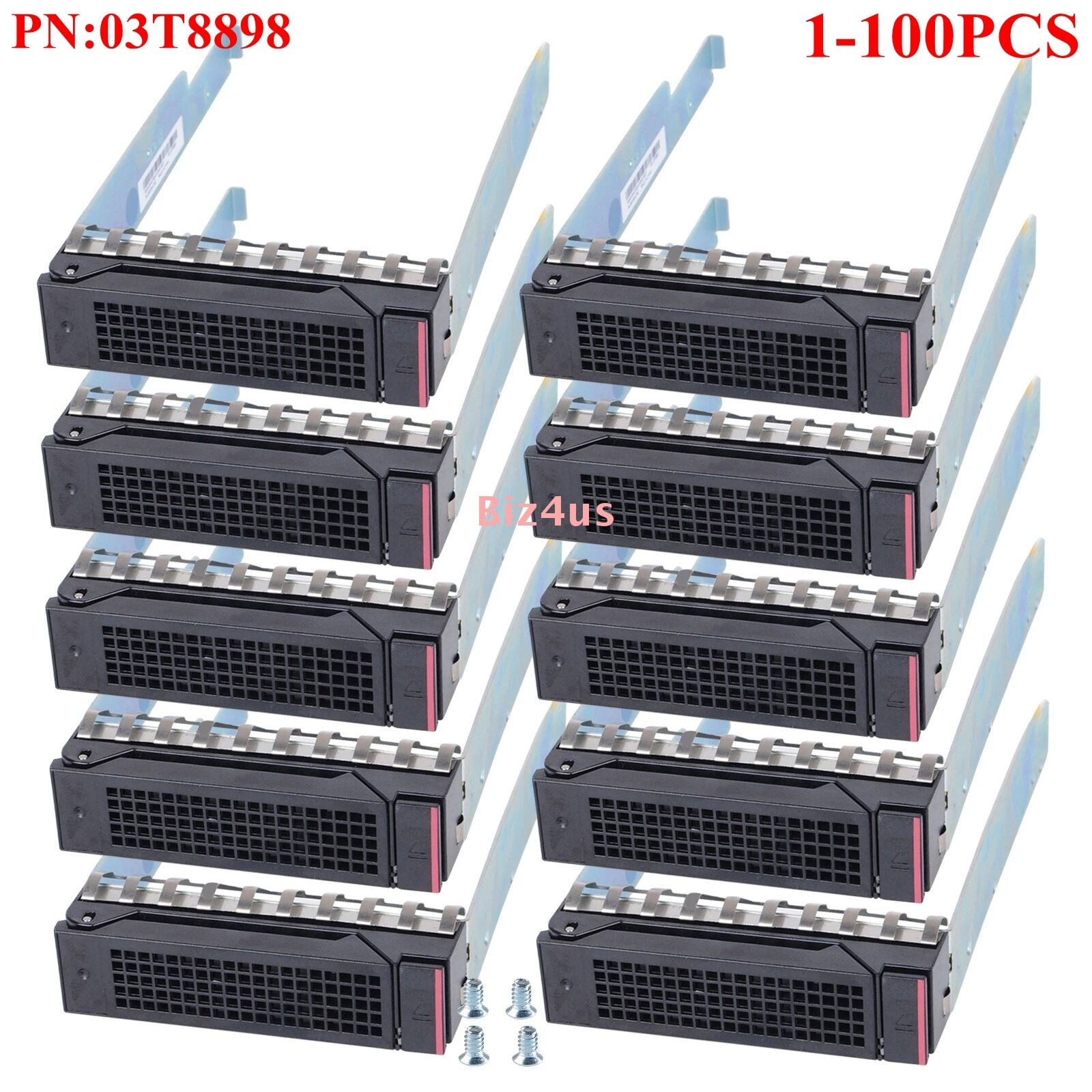 Lot 03T8898 3.5" SAS SATA Drive Caddy Tray For Lenovo RD650 RD550 RD450 TD350 US