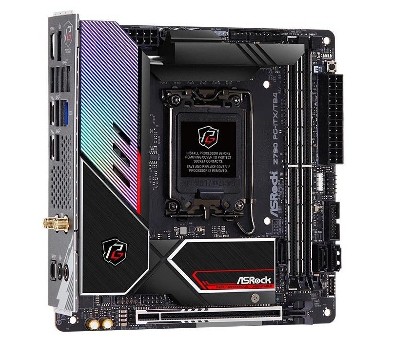 For Asrock Z790 PG-ITX/TB4 Motherboard Intel Z790 LGA 1700 Mini-ITX DDR5 Test OK