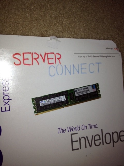 -- QTY-1 -- 672612-181 / 687465-001 HP 16GB PC3-12800R DDR3 MEMORY 672633-B21