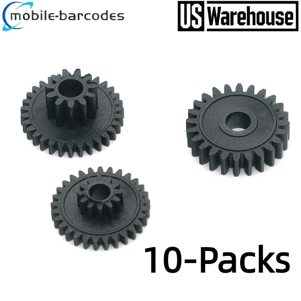 10pcs Platten Roller Gear Set ( 3 pieces per set) for Zebra ZQ520 RW420 Printer