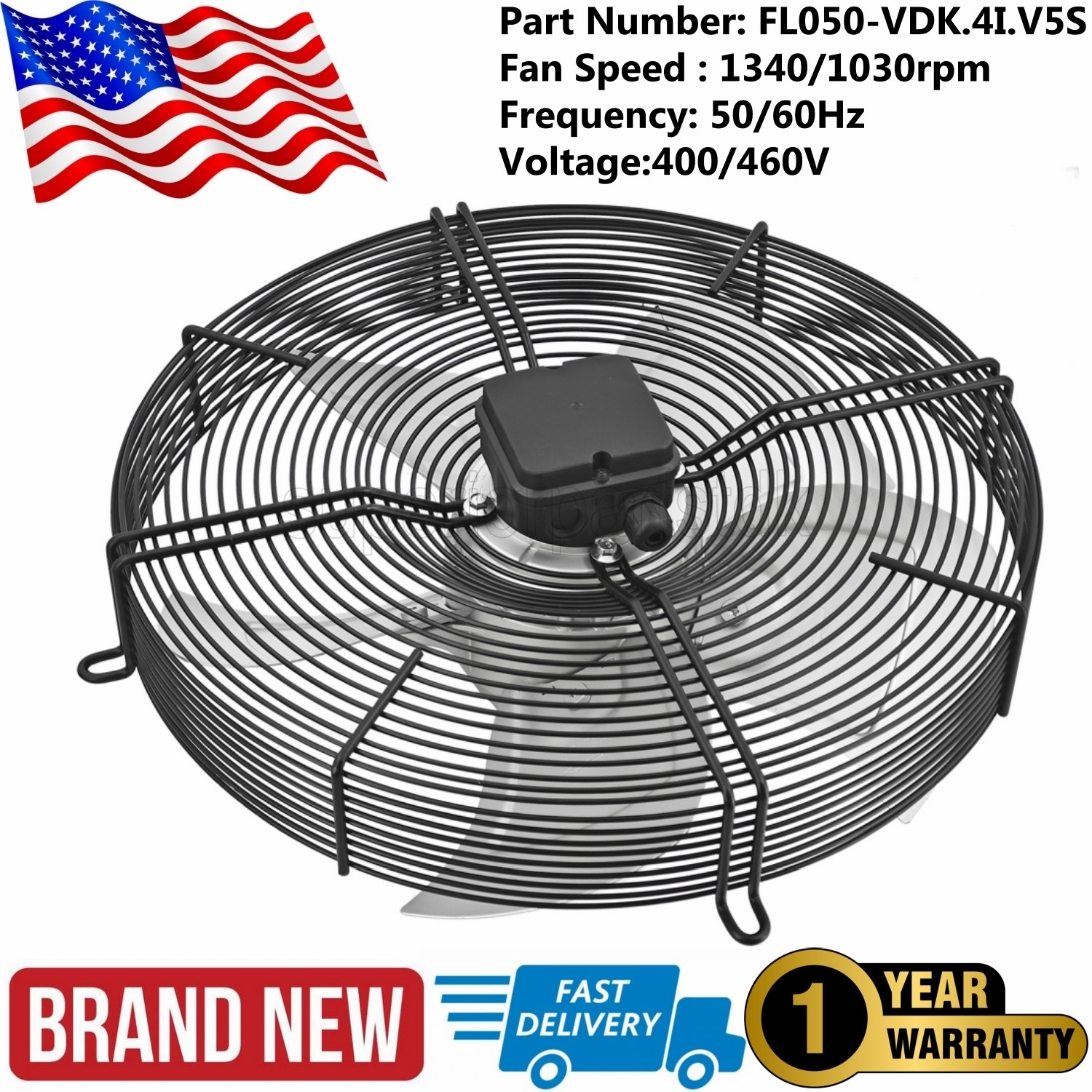 New FN035-4DK.0F.V7P2 FN035-4DK.0F Axial Centrifugal Fan for ZIEHL-ABEGG 400v