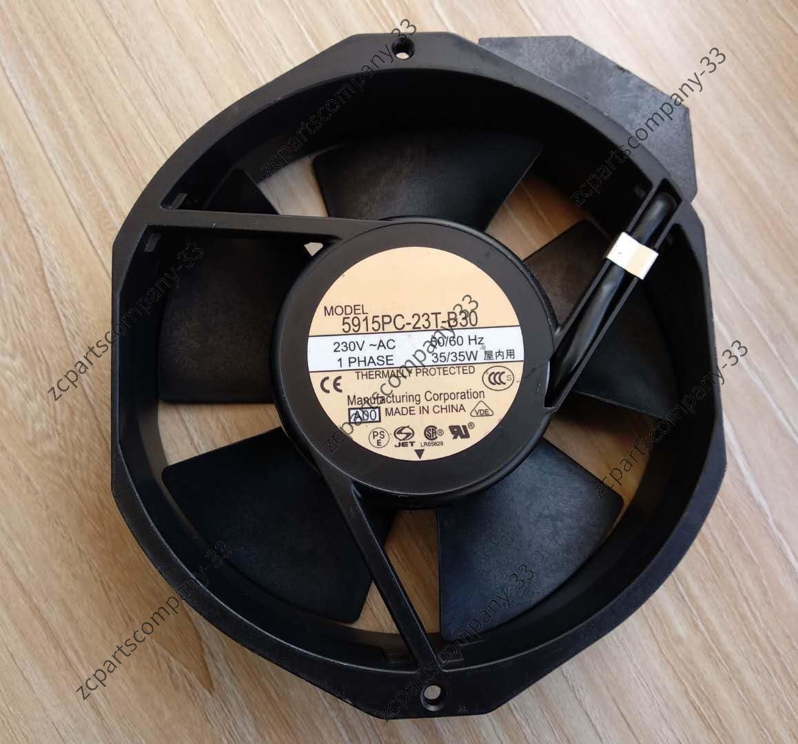 5915PC-23T-B30-A00 15038PB-B3L-EP-00 230V AC 35W Cabinet Axial Cooling Fan
