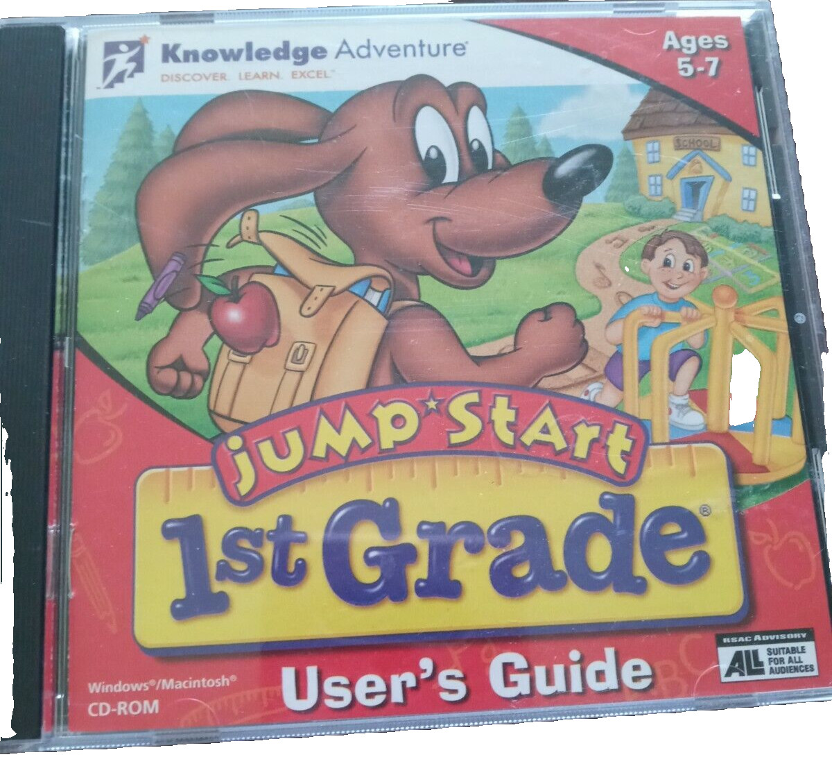Jump Start 1st Grade Knowledge Adventure CD-ROM Homeschool Educational Learning