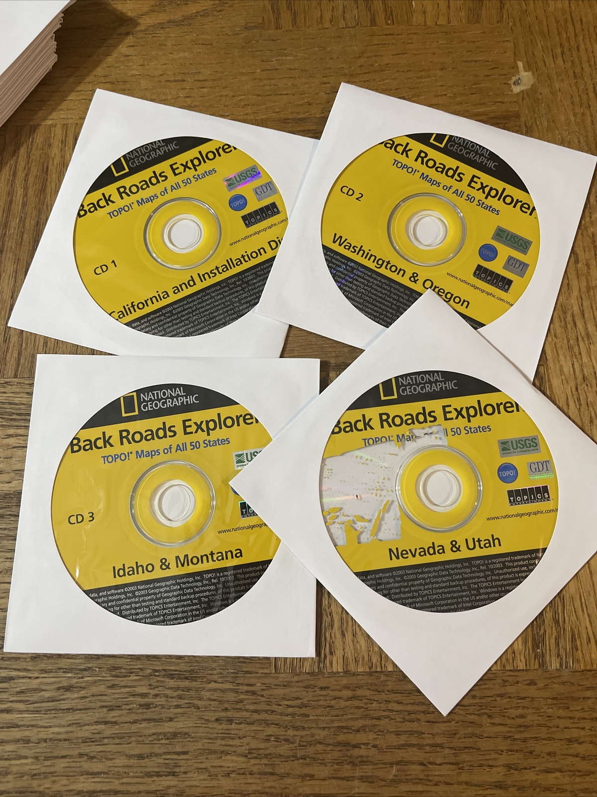 National Geographic Back Roads Explorer PC Software MISSING DISC 14