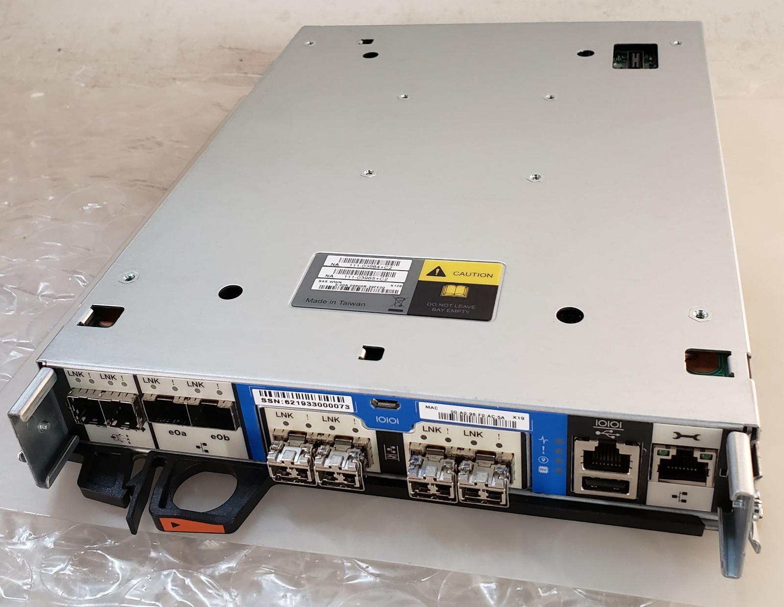 NetAPP SAS WWN X128 111-03965+C2 32GB DDR4 mSATA 120GB SSD Controller 