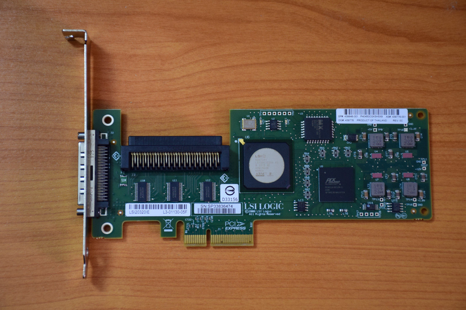 LSI 20320IE 320M SCSI HP SC11Xe 412911-B21 439946-001 Card Test