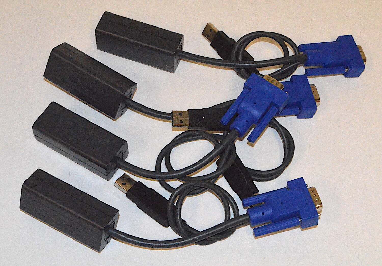 *Lot of 4* Tripplite Minicom ROC (RICC on Cable) USB Dongle *Used* 0SU51079 