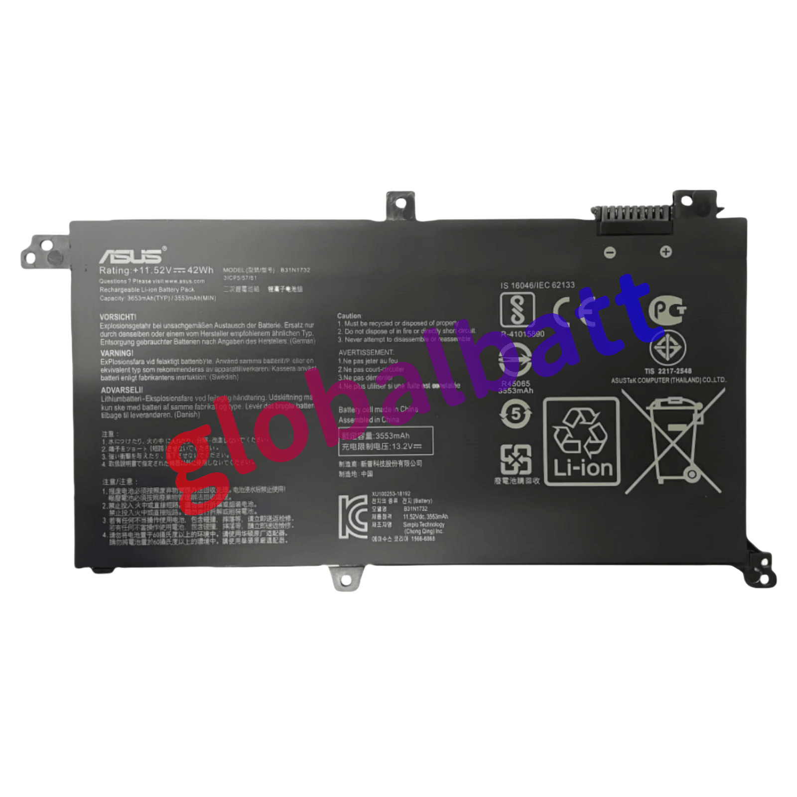 B31N1732 New Original Battery for Asus X430FN VX60G S4300F S4300FN X430UN X430UF