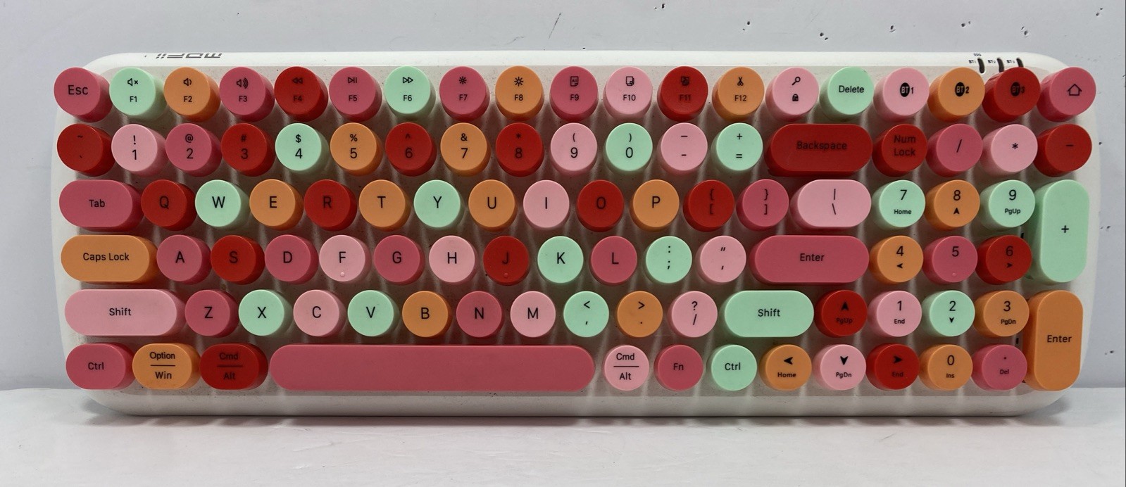 MOFii Candy BT SK-646BT Multicolor Wireless Bluetooth Keyboard TESTED WORKING