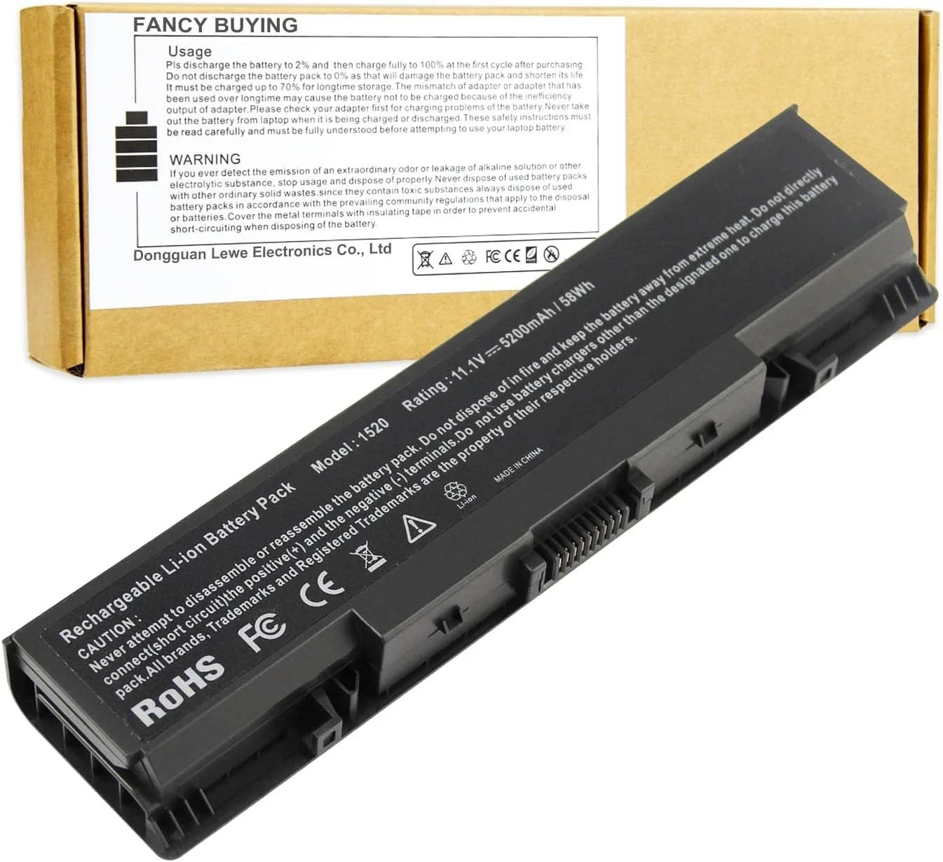 Laptop Battery for Dell Inspiron 1521 1520 1721 pp22l pp22x Dell Vostro 1500