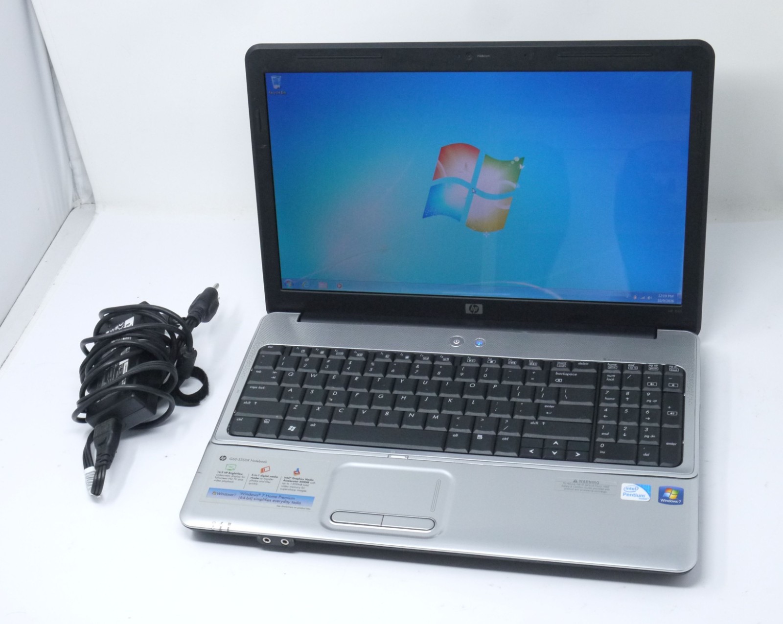 HP G60 15.6" Laptop - Pentium T4200 / 1GB Ram / 320GB HDD / Win7