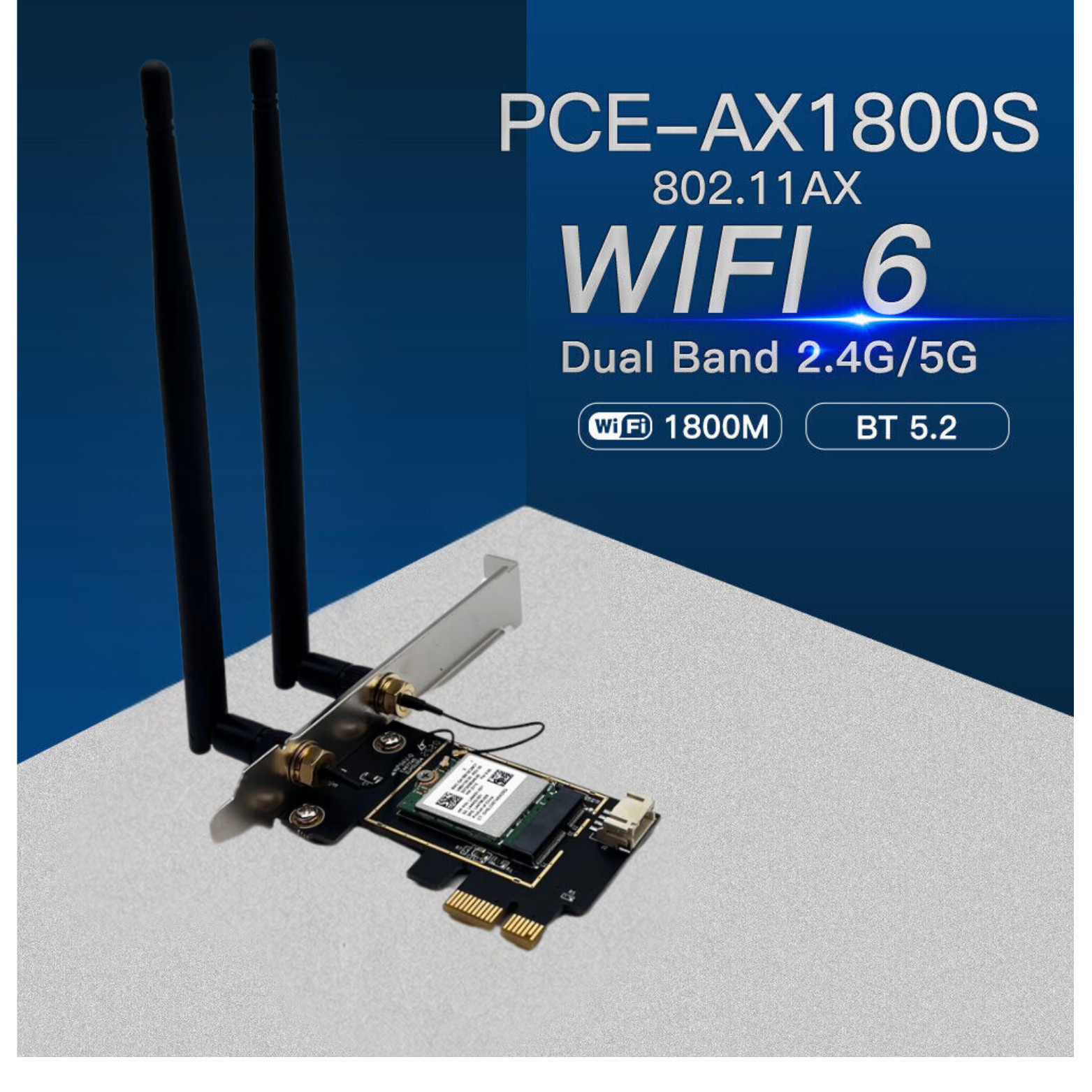 AX3000 Wireless WiFi 6 PCIe Card for Desktop AX200 chip WiFi 6 Bluetooth Adapter