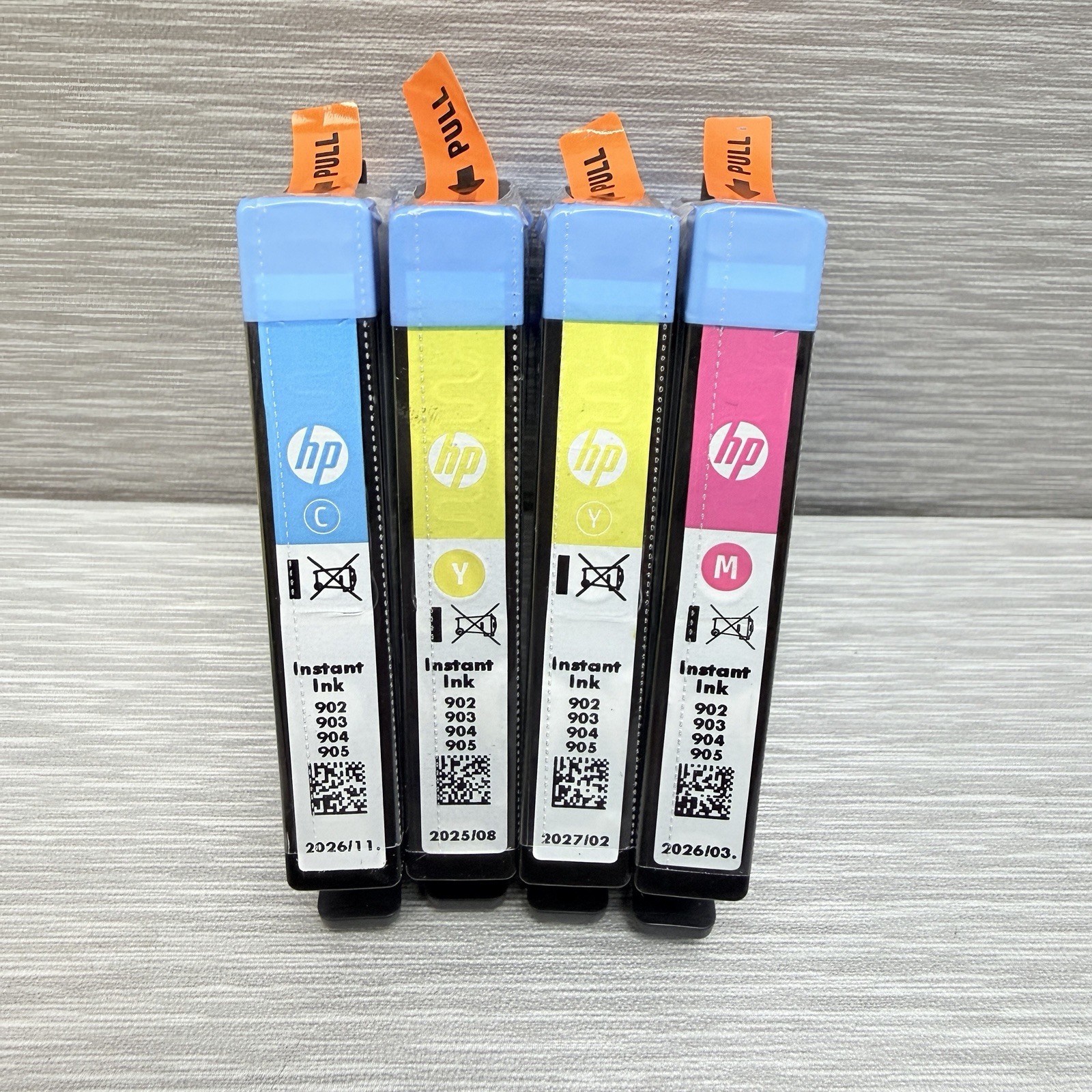 OEM HP 902 903 904 905 Color 4 Pack Inkjet Print Printer Cartridges - Genuine
