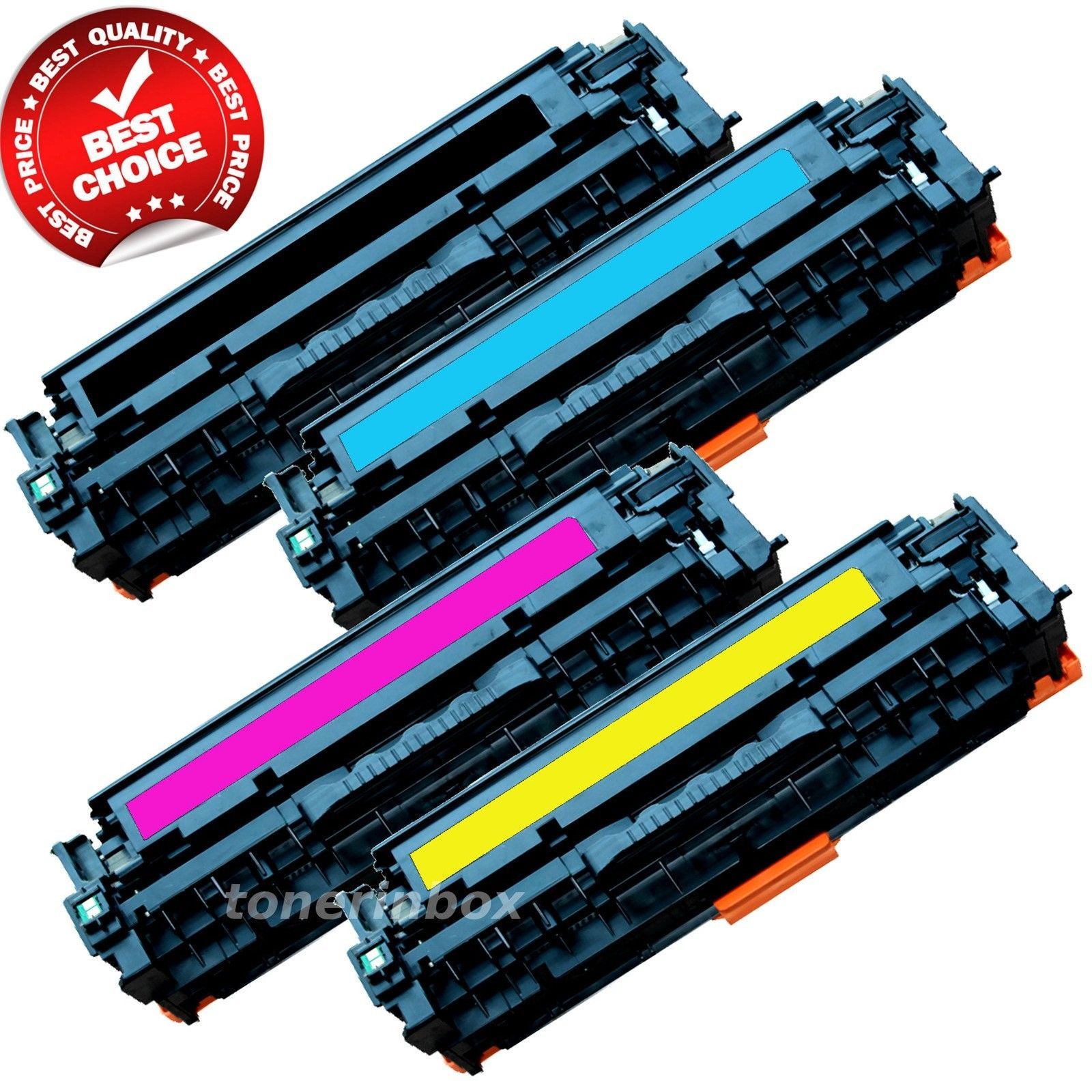 4pk Compatible CF380A-383A 312A Toner set for Color LaserJet Pro M476dn M476dw