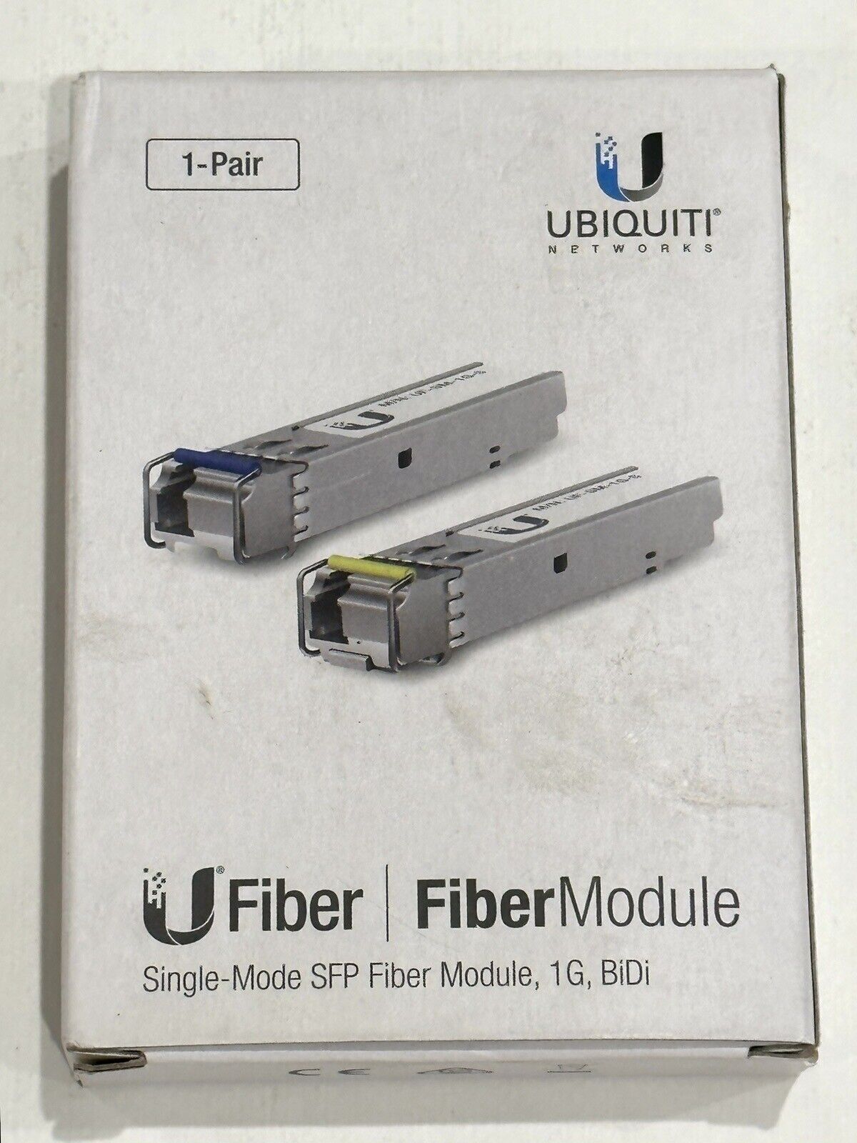 NEW Ubiquiti U FiberModule UF-SM-1G-S Single-Mode SFP Fiber Module 1G BiDi