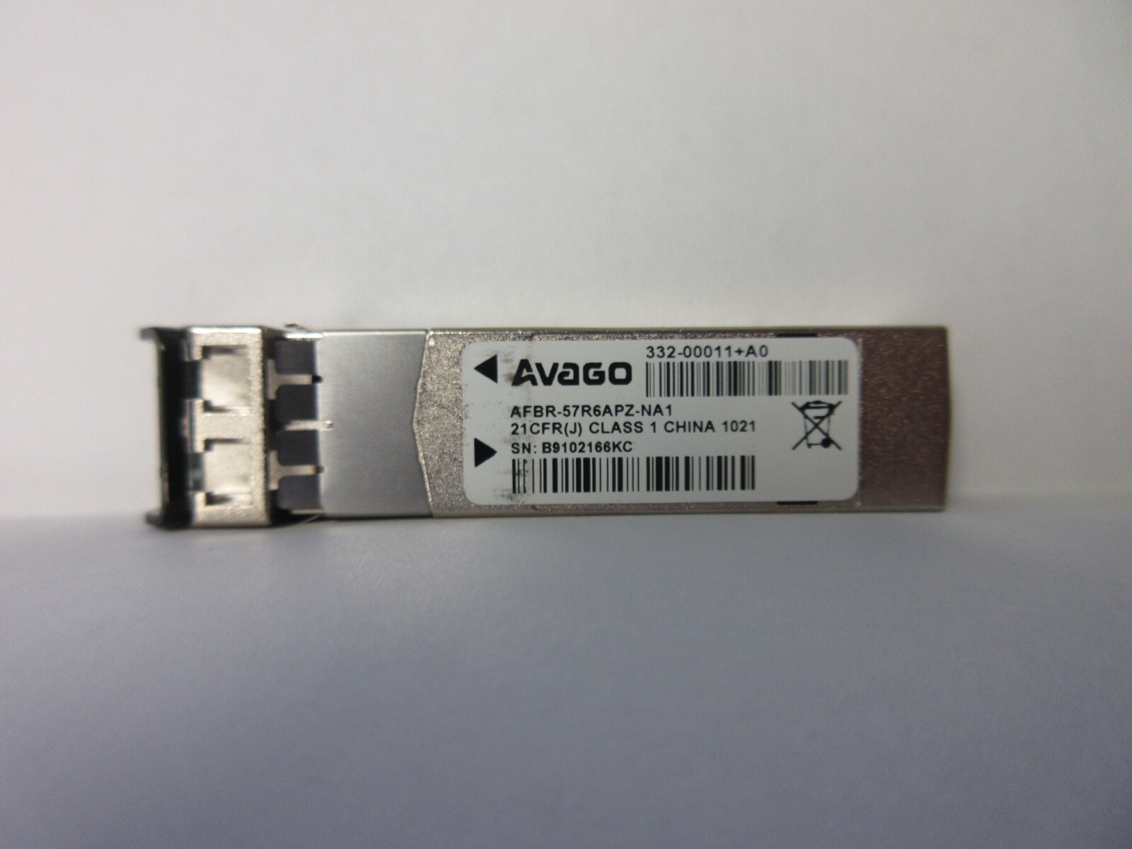 AVAGO - AFBR-57R6APZ-NA1 - 332-00011+A0 SFP GBIC Transceiver