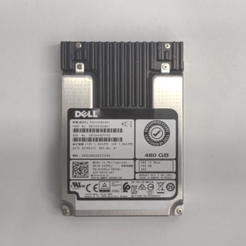 Dell 43PCJ Toshiba 480GB SSD 2.5" SAS 12Gbps PX05SVB048Y Solid State TH616