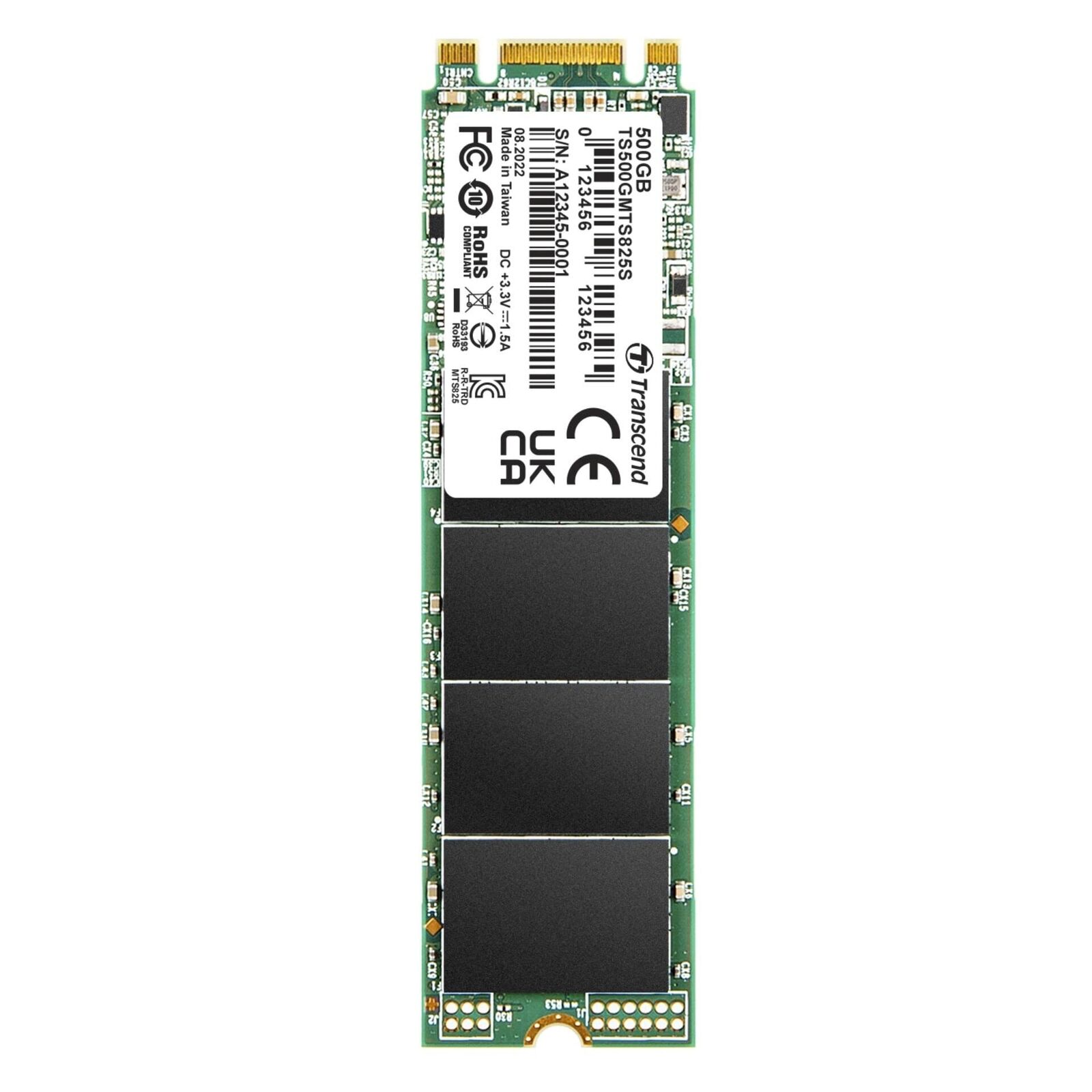 Transcend SSD 825S M.2 500 GB Serial ATA III 3D NAND 500GB