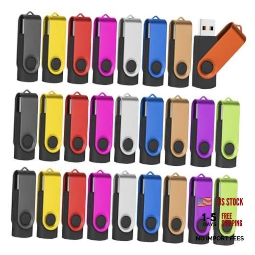 2.0 USB Flash Drive 50-Pack Thumb Drives Bulk with Lanyards 4GB 50PCS