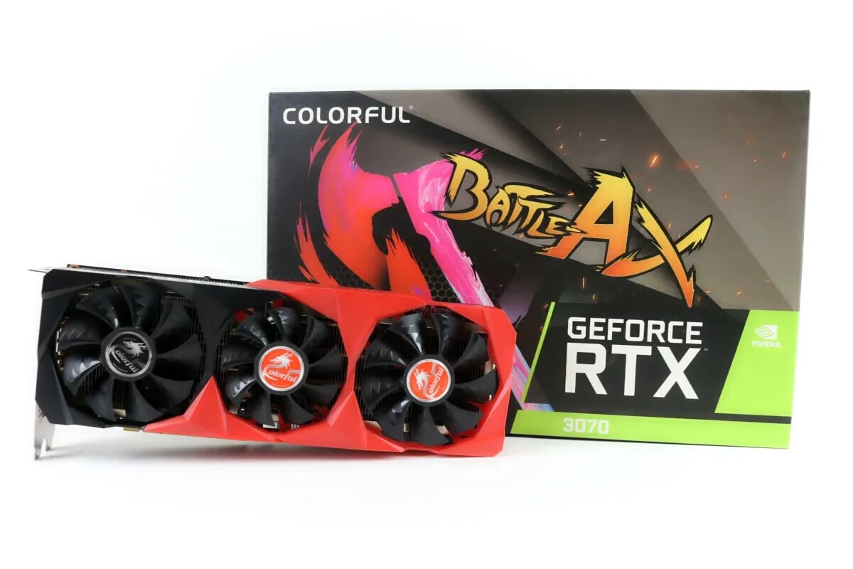 Colorful GeForce RTX 3070 8GB Battle Ax Graphics Card