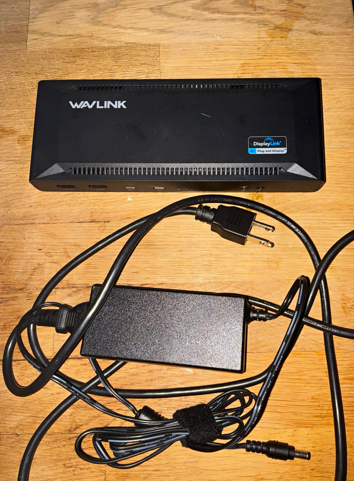 WAVLINK WL-UG69PD2 Pro USB-C Dual 4K Docking Station USB 3.0/Audio Black