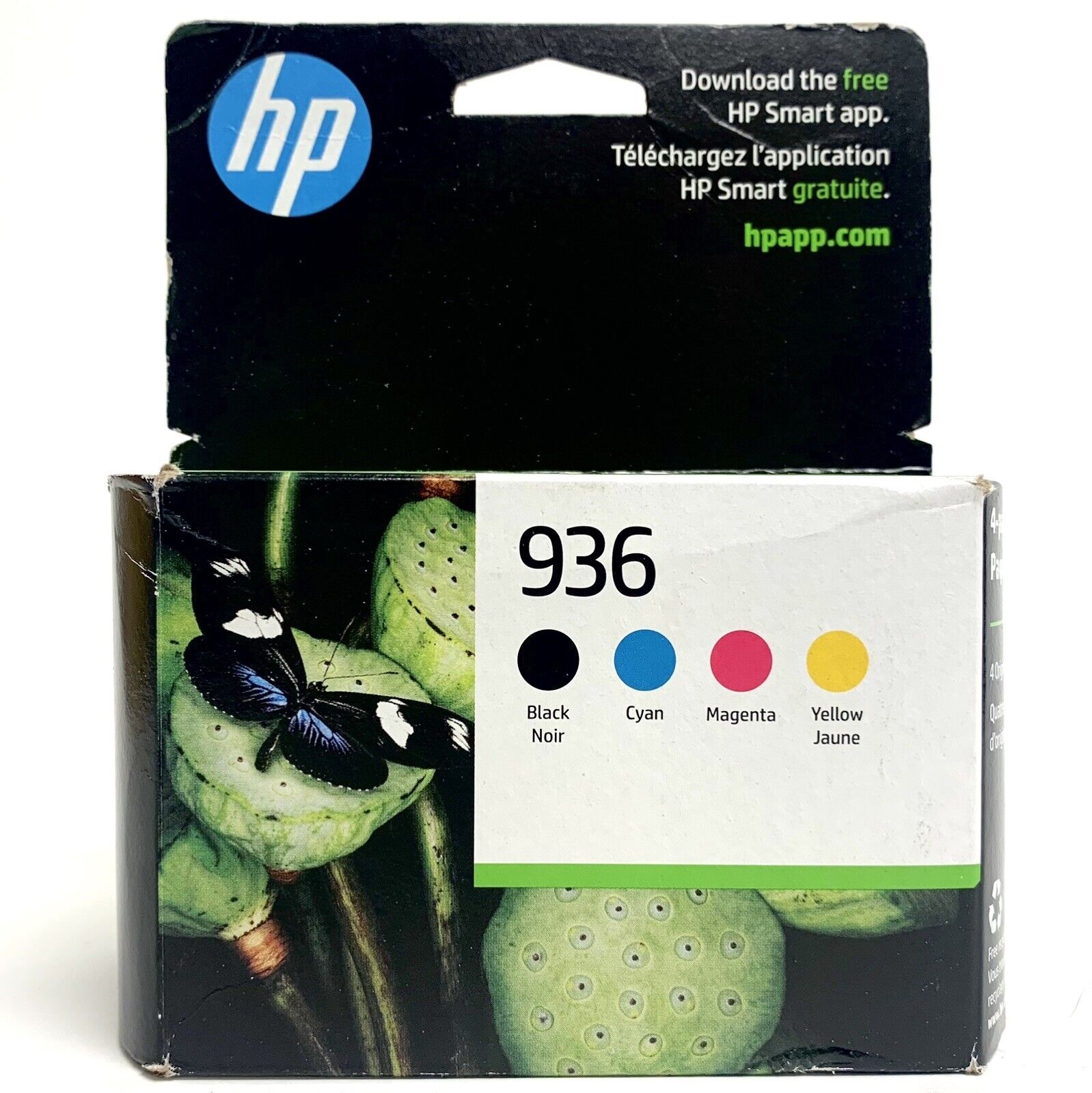 NEW HP 936 4-pack *1 Black , 1 Cyan, 1 Magenta, 1 Yellow EXP: 06/25