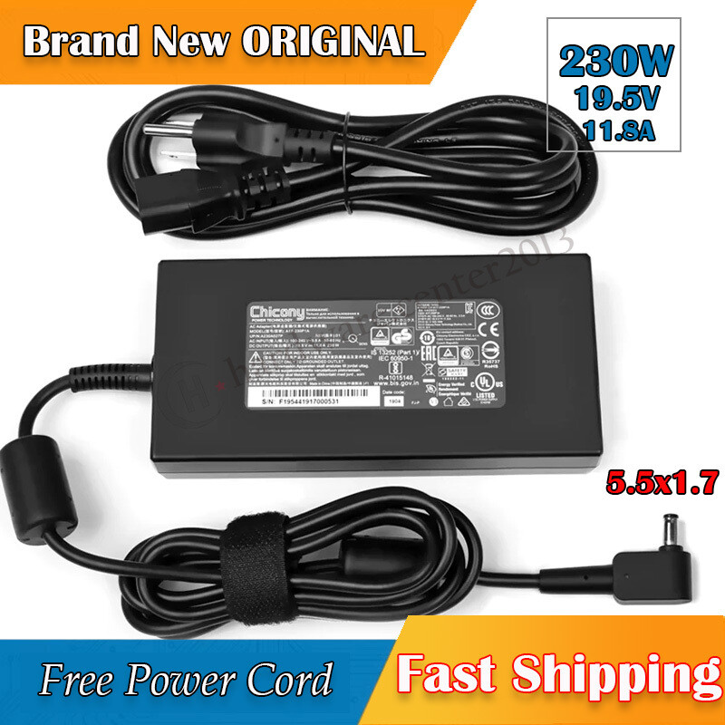 230w Original Acer Laptop Charger Nitro AN515-57-55PK AN515-45-R3RH Power Cord