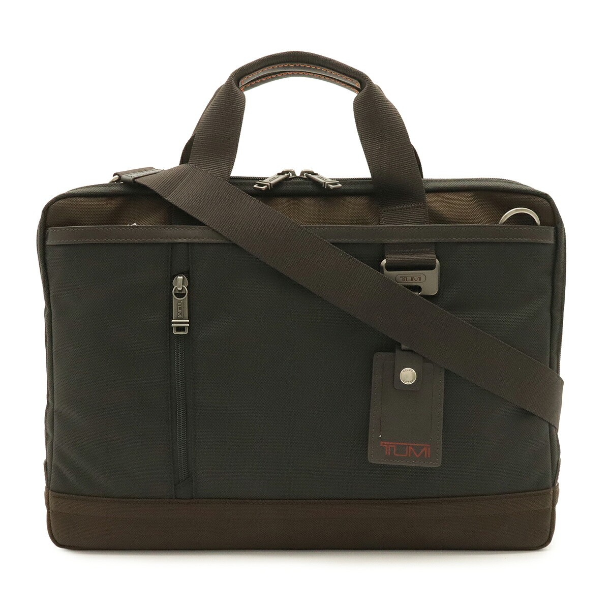 TUMI BURKE PORTFOLIO SLIM Nylon 2way Business Bag - DUTY FREE to US and AUS