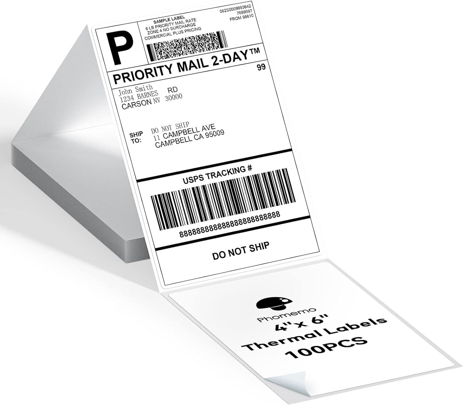 4x6 500/1000PCS Direct Thermal Shipping Labels VRETTI MUNBYN Phomemo LOT