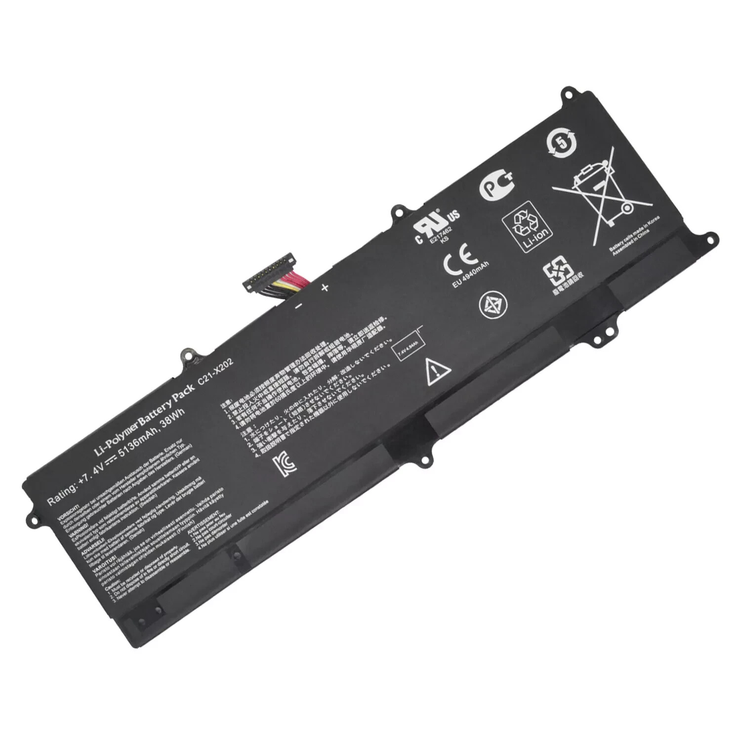 Genuine C21-X202 battery fr Asus Vivobook S200E-CT157H S200E-CT158H S200E-CT198H