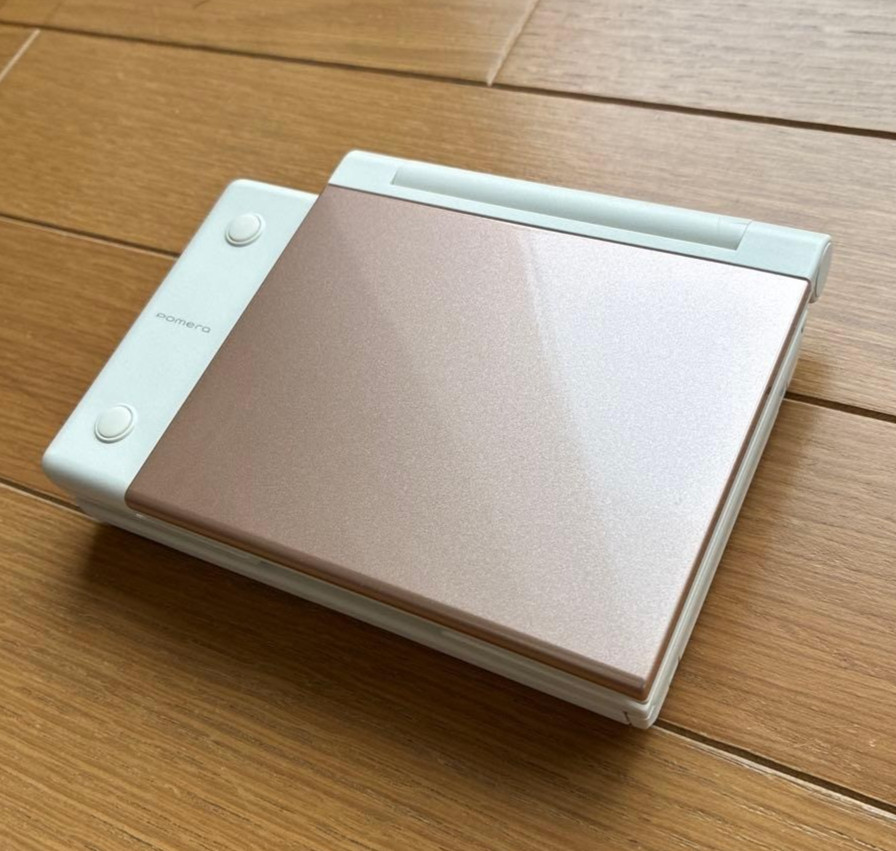 KING JIM Pomera DM5 Pink Gold Digital Memo Compact Lightweight Keyboard