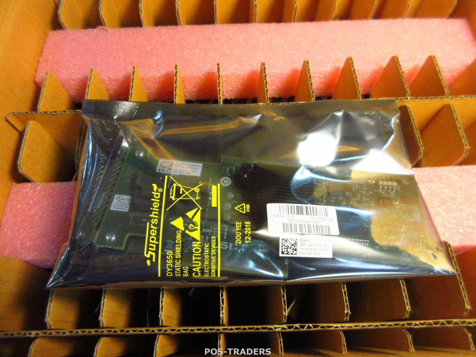 Dell W8J8X PERC H200 6GB SAS PCIe 2.0 X8 HBA Raid Controller Module IN BAG