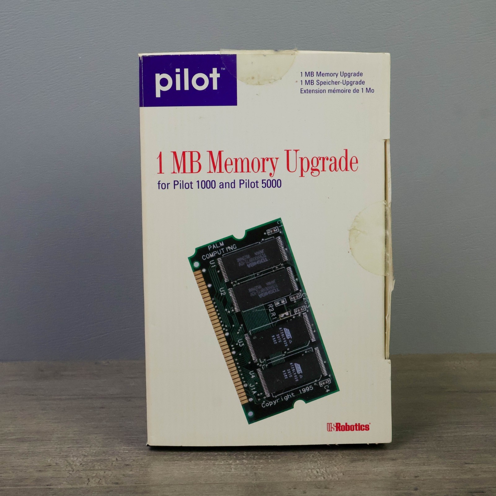 US Robotics Pilot 1MB Memory Upgrade Card Palm Pilot 1000 5000 In Box Tested