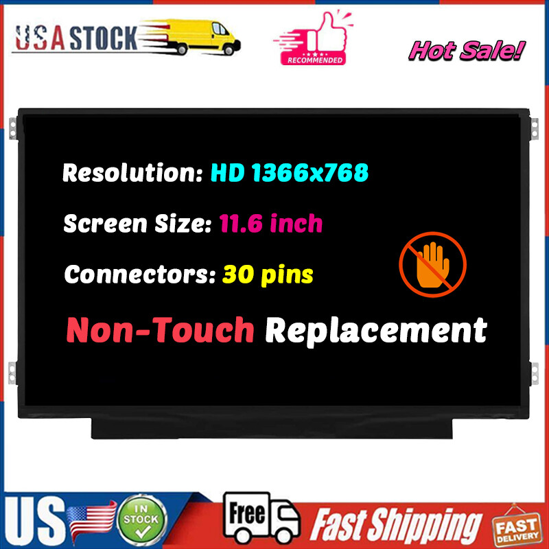 X100pcs Screen Replacement for Dell Chromebook 3100 HD 1366x768 LCD LED Display