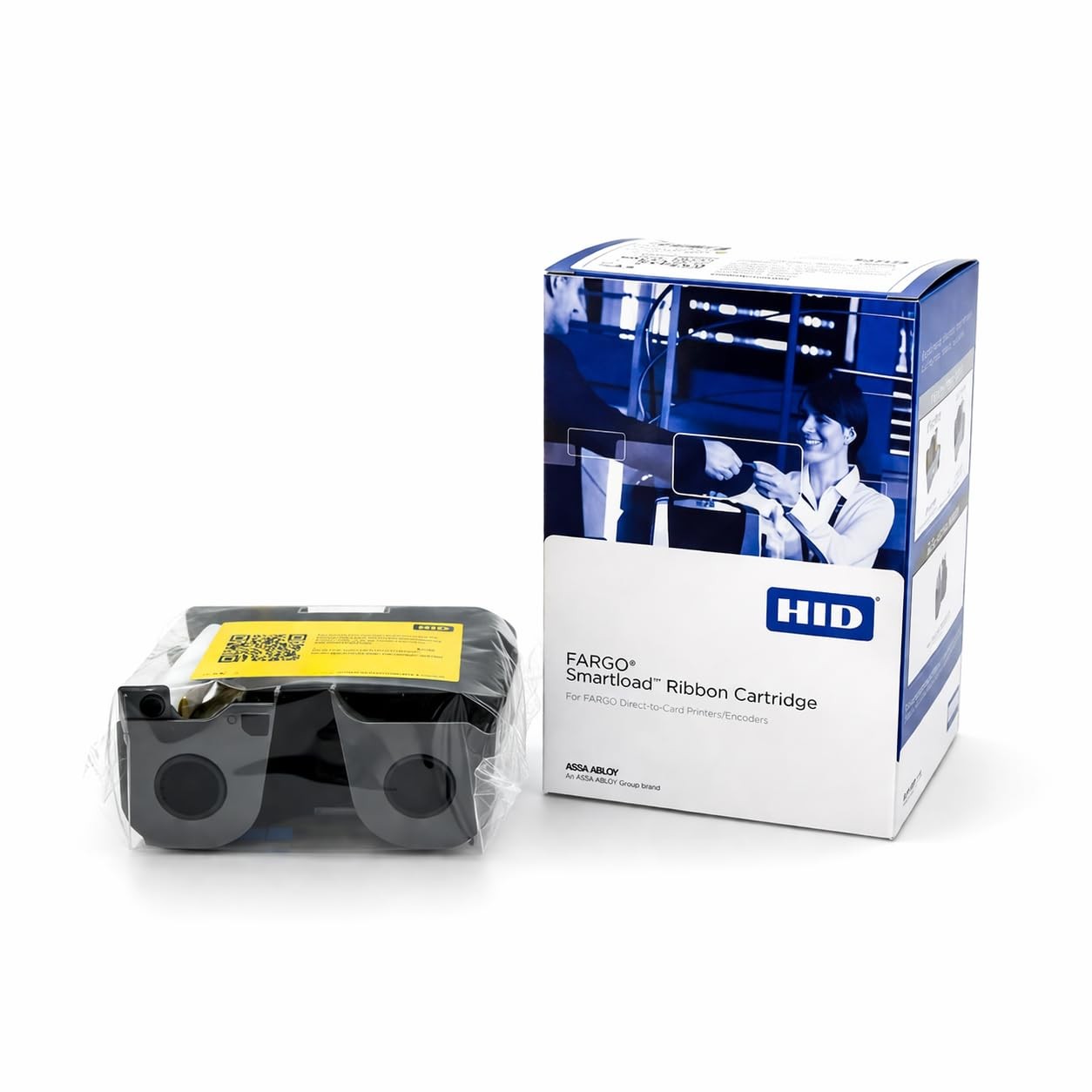 New & Improved Fargo YMCKO Ribbon Cartridge for DTC1250 | Genuine OEM | Upgra...