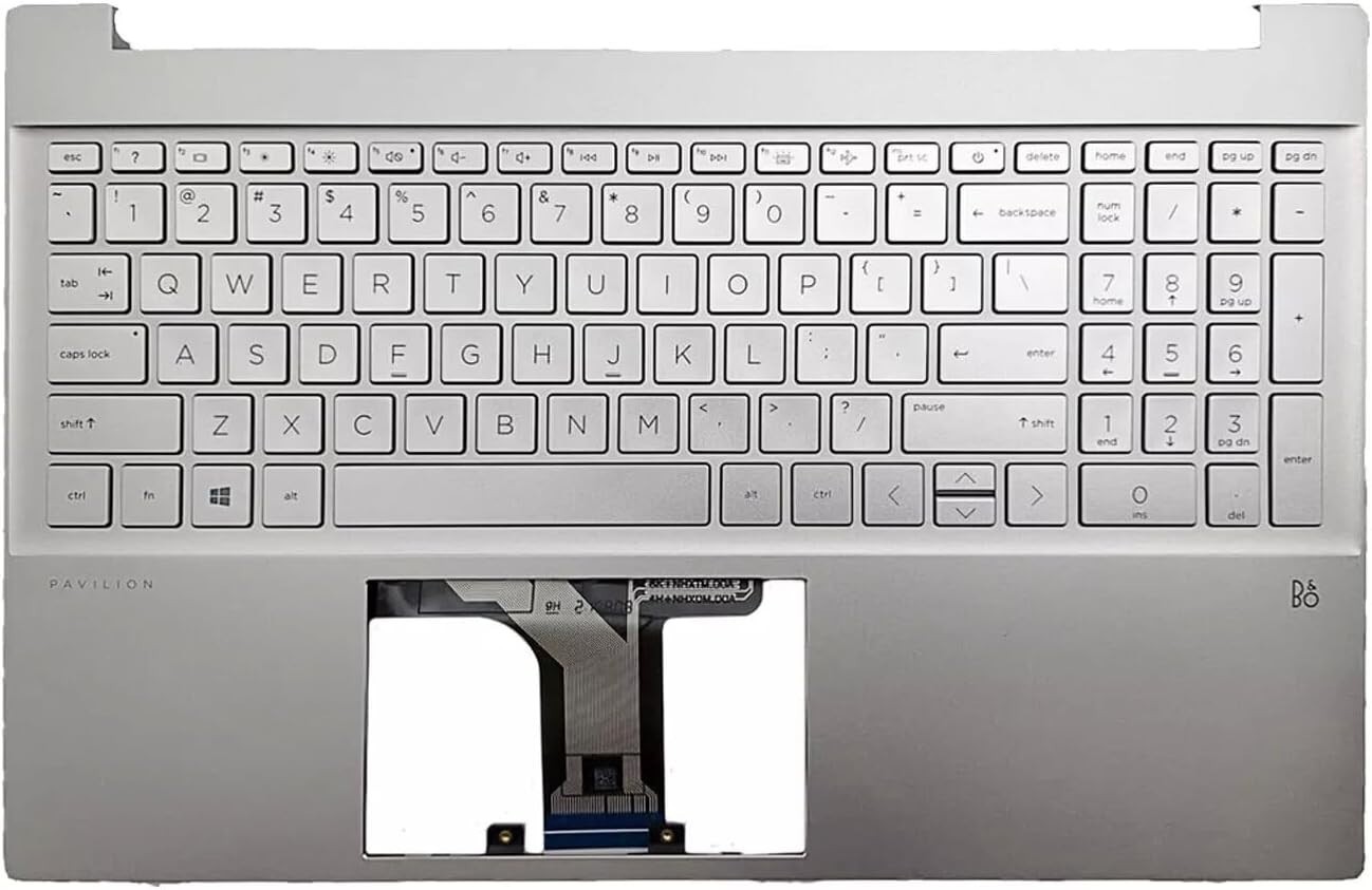 HP 15-EG 15-EH Palmrest W/Backlit Keyboard Touchpad M08912-001 US NEW SLIVER