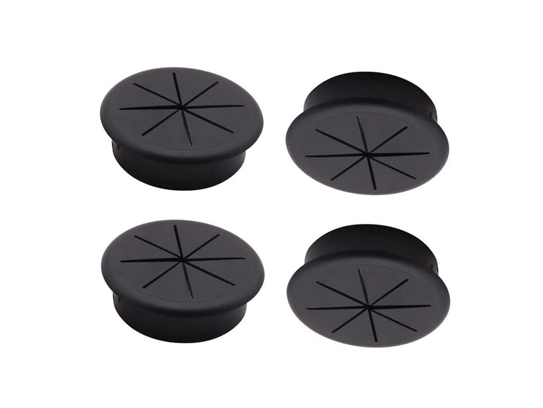 4PCS 2Inch (50mm) Desk Cord Grommets Wire Cable Hole Cover for Office PC Desk Ca